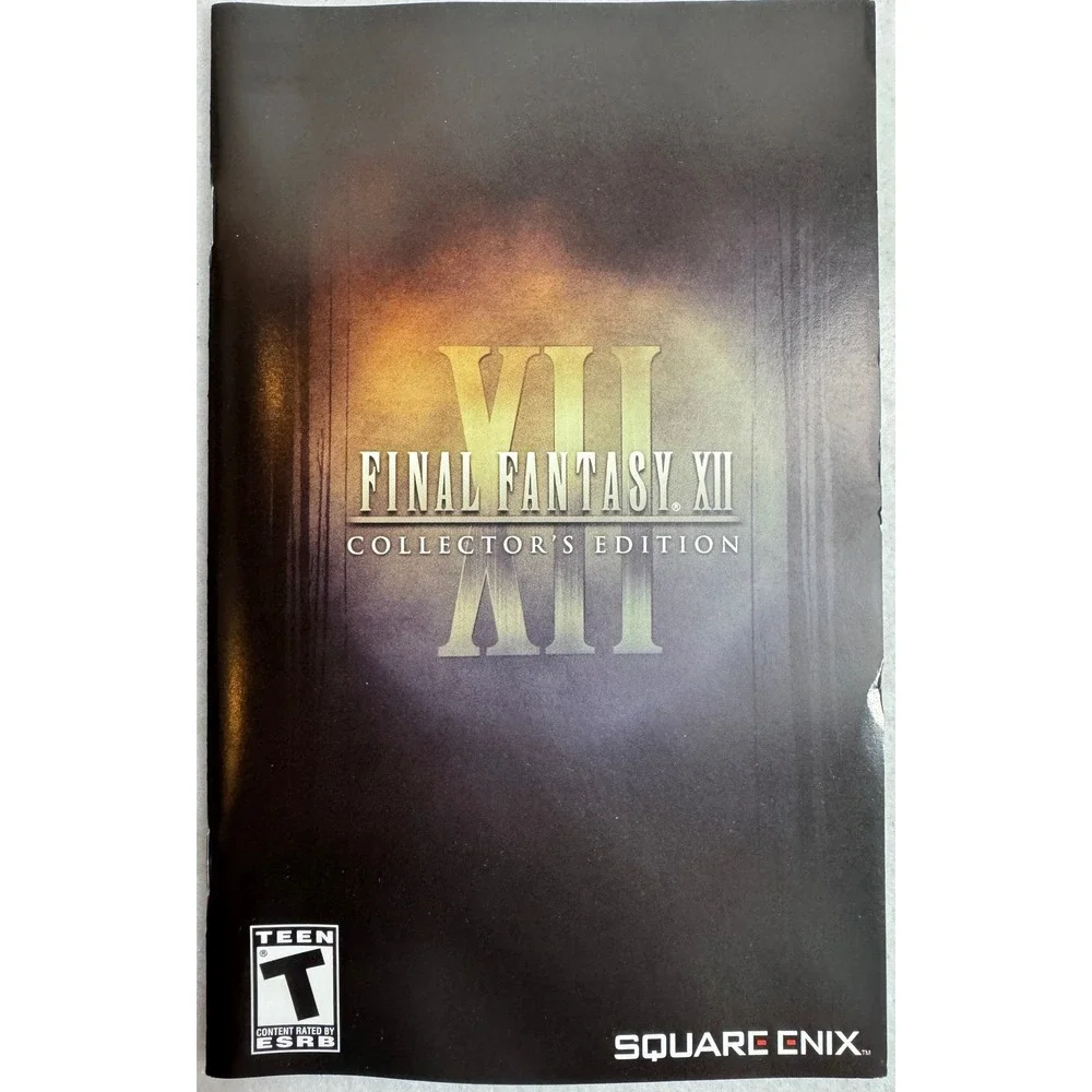 Final Fantasy XII Collector's Edition PS2 Steelbook CIB 2 Disc Manual Reg Card